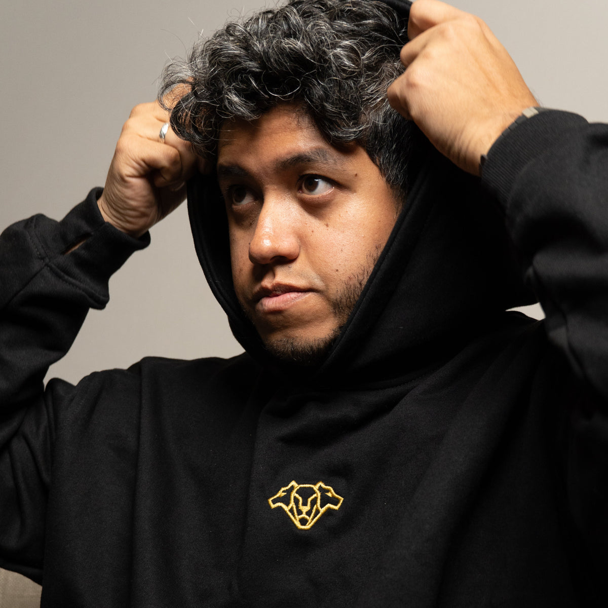 Origins Hoodie Negro — Calma Obliv ⚫️